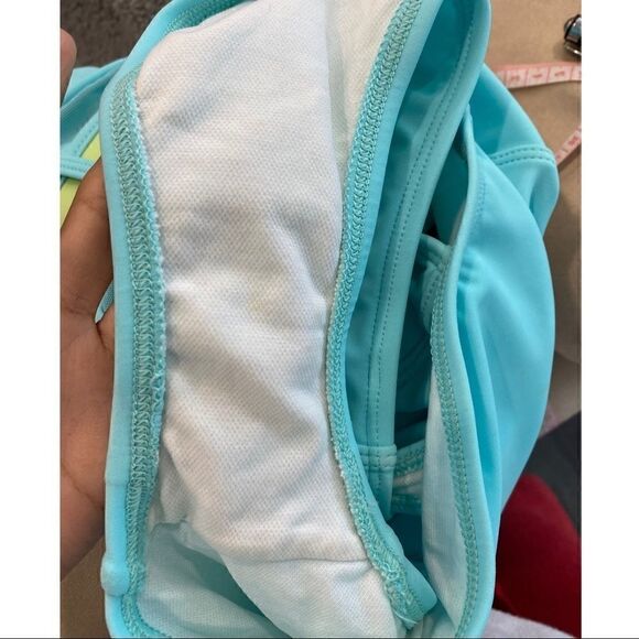 La Blanca One Piece Swimsuit Mesh Belt Panel - Picture 6 of 7